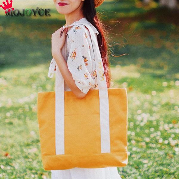 2018 new simple female canvas women shopping bags teenage girls zipper casual travel shoulder handbags totes large capacity
2018 new simple female canvas women shopping bags teenage girls zipper casual travel shoulder handbags totes large capacity