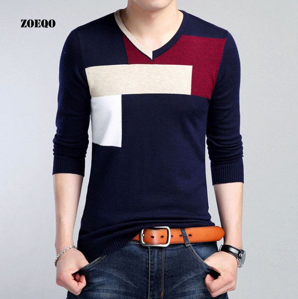 men autumn winter warm mens knitted wool sweaters casual pullover o-neck patchwork slim fit knitting mens, White;black
men autumn winter warm mens knitted wool sweaters casual pullover o-neck patchwork slim fit knitting mens, White;black