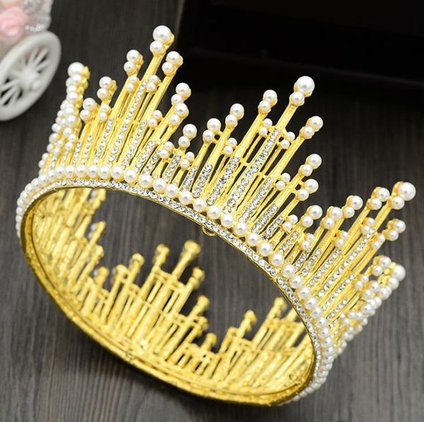 bride wedding headwear luxurious wedding princess crown crystal hair accessories wedding p studio european and american crown, Silver
bride wedding headwear luxurious wedding princess crown crystal hair accessories wedding p studio european and american crown, Silver
