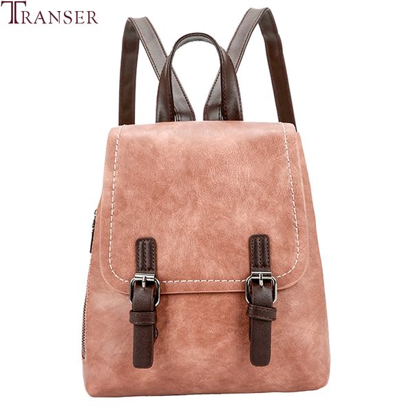 transer simple style backpack bag women backpacks for teenage girls fashion vintage leather pure color shoulder bag #40
transer simple style backpack bag women backpacks for teenage girls fashion vintage leather pure color shoulder bag #40