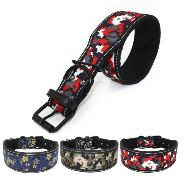 pet dog collars pu foam waterproof soft cloth pad and reflective edge for medium large dogs 4 colors printing 3 sizes
pet dog collars pu foam waterproof soft cloth pad and reflective edge for medium large dogs 4 colors printing 3 sizes
