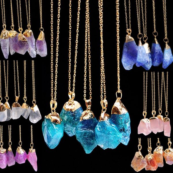 2018 new phnom penh crystal quartz healing chakra gemstone necklace pendant original natural stone-style necklace jewelry, Silver
2018 new phnom penh crystal quartz healing chakra gemstone necklace pendant original natural stone-style necklace jewelry, Silver