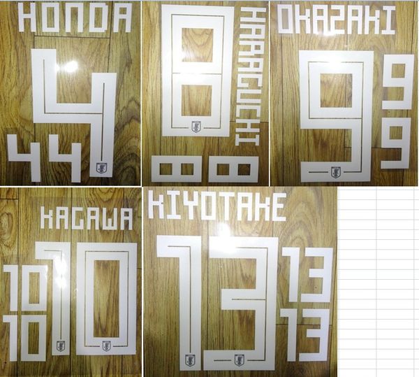 2018 JAPAN KAGAWA OKAZAKI HARAGUCHI KIYOTAKE name numbering nameset soccer patch soccer badge
2018 JAPAN KAGAWA OKAZAKI HARAGUCHI KIYOTAKE name numbering nameset soccer patch soccer badge
