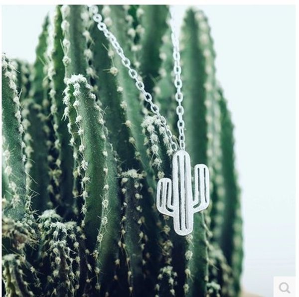 cactus necklace clavicle chain short s925 sterling silver korean student birthday gift
cactus necklace clavicle chain short s925 sterling silver korean student birthday gift