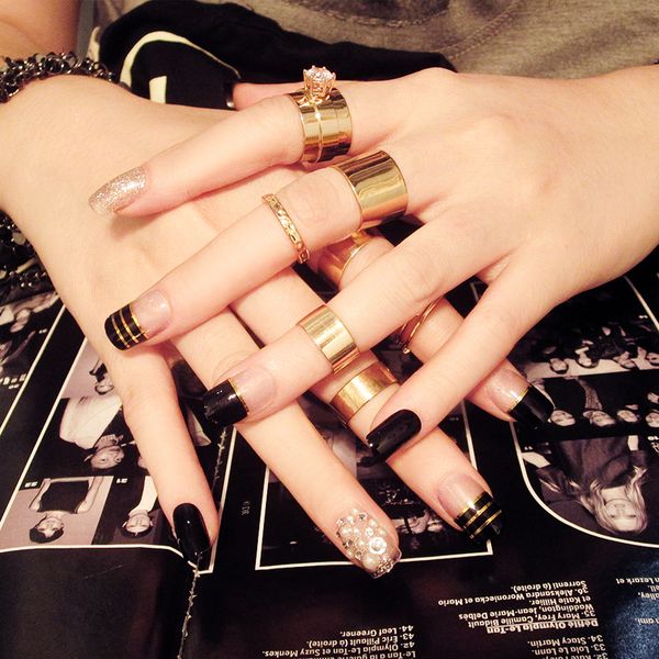 luxury ptherapy false nails black gold line 3d diamond pearl transparent glitter full nail tips nail gel art tools l7, Red;gold
luxury ptherapy false nails black gold line 3d diamond pearl transparent glitter full nail tips nail gel art tools l7, Red;gold
