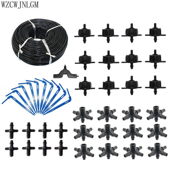 20m 3 / 5mm hose drip arrow automatic watering 2 to 4 way curved dripper micro drip irrigation system 1 set
20m 3 / 5mm hose drip arrow automatic watering 2 to 4 way curved dripper micro drip irrigation system 1 set