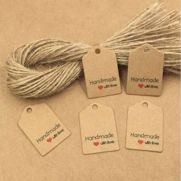 200pcs 3x2cm kraft paper handmade gift tags with strings,wedding packing labels love paper card/price tags,handmade hang tags
200pcs 3x2cm kraft paper handmade gift tags with strings,wedding packing labels love paper card/price tags,handmade hang tags
