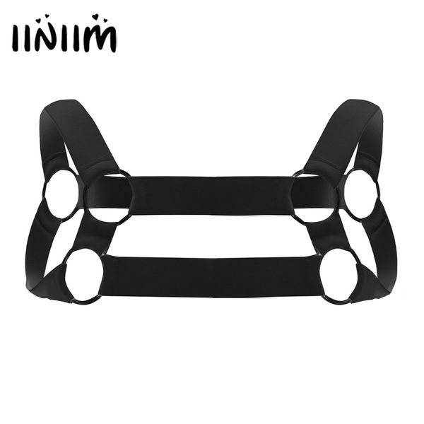 mens strong nylon elastic shoulder body chest muscle harness costume belt with metal o rings arm muscles bondage, Black
mens strong nylon elastic shoulder body chest muscle harness costume belt with metal o rings arm muscles bondage, Black