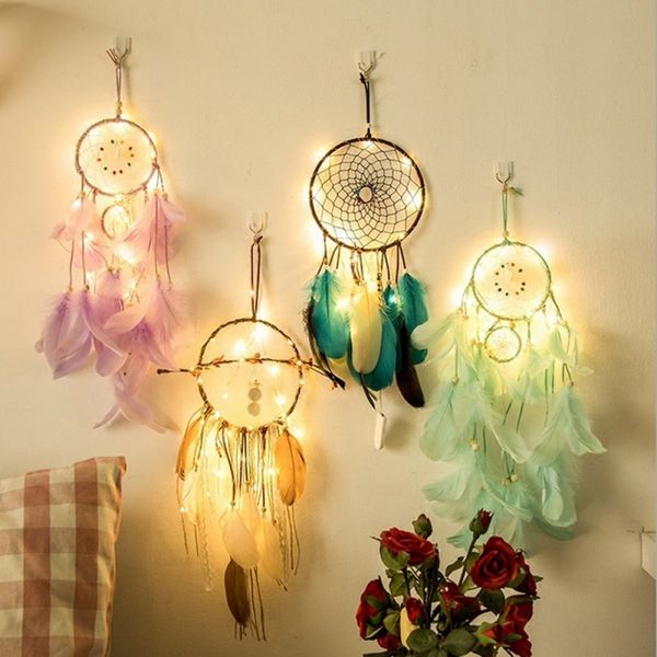 handmade indian dream catcher creative lighting feather dream catcher wind chimes fancy lighting indian style feather pendant
handmade indian dream catcher creative lighting feather dream catcher wind chimes fancy lighting indian style feather pendant
