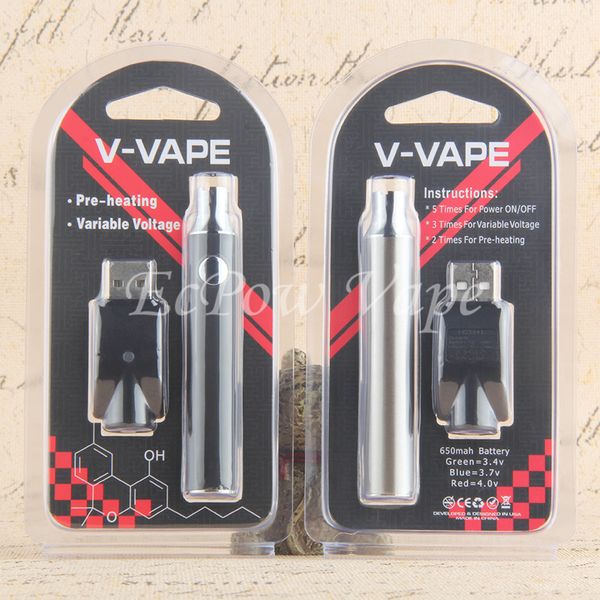 V-Vape 510 E сига Vaping 650 мАч EVOD Предварительный нагрев батарей Батарея переменного напряжения Vape Pen Ecig VV Комплект батарей испарителя China Direct
V-Vape 510 E сига Vaping 650 мАч EVOD Предварительный нагрев батарей Батарея переменного напряжения Vape Pen Ecig VV Комплект батарей испарителя China Direct