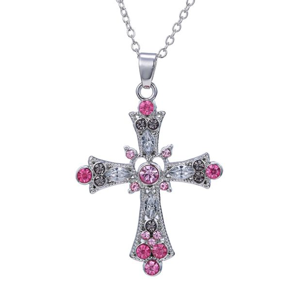 new styles crystal statement fashion elegant cross pendant necklaces pendants rhinestone fashion jewelry trendy for women, Silver
new styles crystal statement fashion elegant cross pendant necklaces pendants rhinestone fashion jewelry trendy for women, Silver