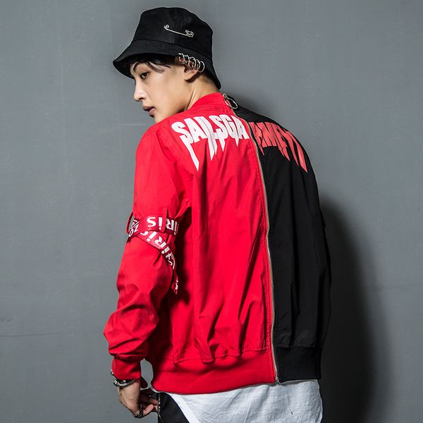 new autumn coats men jacket overcoat men's jacket male black red stitching coat, Black;brown
new autumn coats men jacket overcoat men's jacket male black red stitching coat, Black;brown