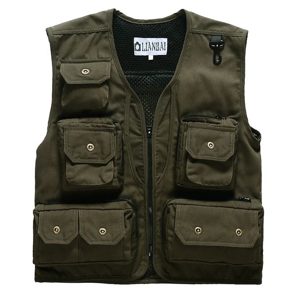 summer mesh vest multi-pocket out-door vest pgraphy vests working waistcoat for men sleeveless jacket, Black;white
summer mesh vest multi-pocket out-door vest pgraphy vests working waistcoat for men sleeveless jacket, Black;white