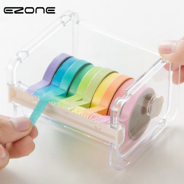 ezone 1p stationery masking tape cutter washi tape organizer cutter office dispenser office school supplies random color
ezone 1p stationery masking tape cutter washi tape organizer cutter office dispenser office school supplies random color