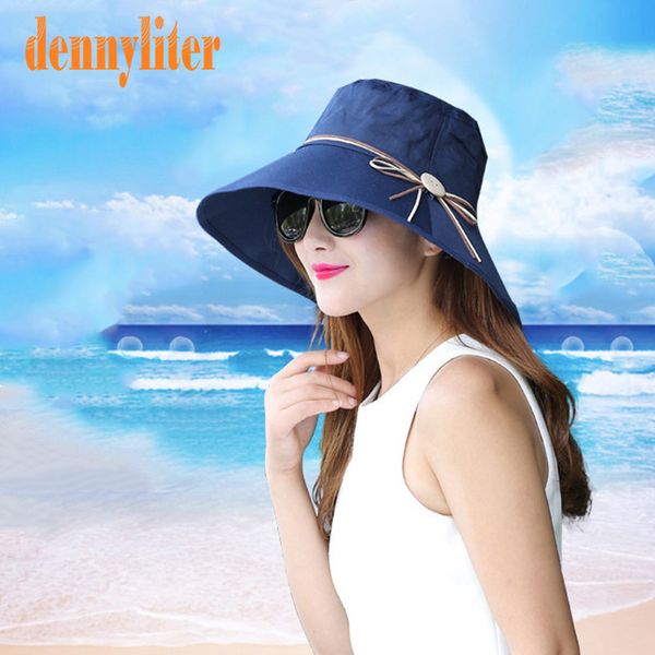 dennyliter 2017 elegant sun hats for women foldable butterfly knot wide brim summer hats female outdoor uv protection cap visors, Blue;gray
dennyliter 2017 elegant sun hats for women foldable butterfly knot wide brim summer hats female outdoor uv protection cap visors, Blue;gray