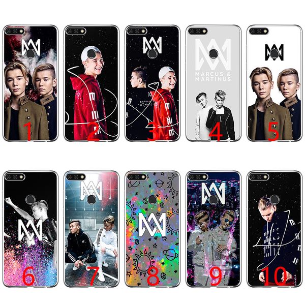 Marcus Martinus Soft Silicone Phone Case for Huawei P8 P9 Lite 2015 2016 2017 P10 20 Lite P Smart