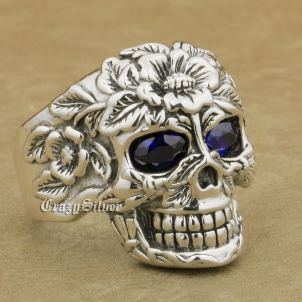 linsion 925 sterling silver flower skull purple cz eyes mens biker punk ring 9w205p, Golden;silver
linsion 925 sterling silver flower skull purple cz eyes mens biker punk ring 9w205p, Golden;silver