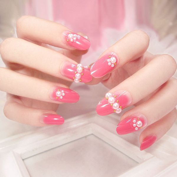 24pcs fashion long fake nails tips fashion pearl false nails tips fake nail with glue for girls, Red;gold
24pcs fashion long fake nails tips fashion pearl false nails tips fake nail with glue for girls, Red;gold
