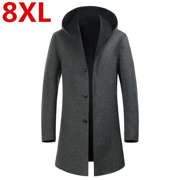 plus autumn winter british style men's wool coat new design long trench coat brand clothing hooded woolen men, Black
plus autumn winter british style men's wool coat new design long trench coat brand clothing hooded woolen men, Black