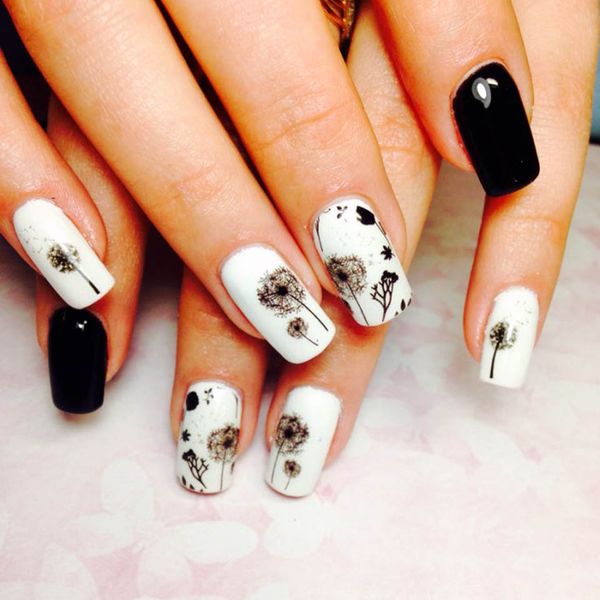 dandelion nail stickers water transfer sticker nail art water decals sliders for nails decoration stickers manicure zjt0030, Black
dandelion nail stickers water transfer sticker nail art water decals sliders for nails decoration stickers manicure zjt0030, Black