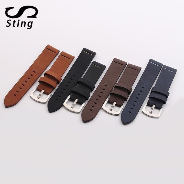 sting strap soft retro design universal watch band 22 24 26mm for cool men watch strap bracelet with stainless steel buckle, Black;brown
sting strap soft retro design universal watch band 22 24 26mm for cool men watch strap bracelet with stainless steel buckle, Black;brown