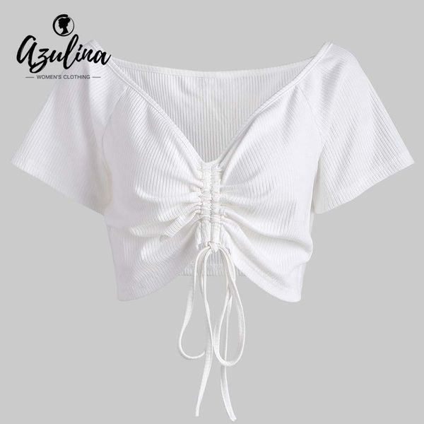 azulina plus size plunge ribbed t-shirt white short sleeve crop t shirt women summer casual tee shirt ladies clothing
azulina plus size plunge ribbed t-shirt white short sleeve crop t shirt women summer casual tee shirt ladies clothing