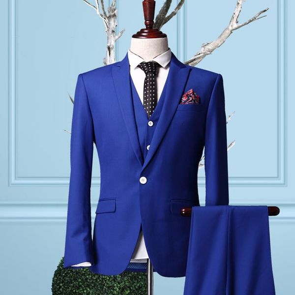 new fashion one button royal blue groom tuxedos groomsmen blazer excellent men business formal prom party suit(jacket+pants+tie+vest) no;939, Black;gray
new fashion one button royal blue groom tuxedos groomsmen blazer excellent men business formal prom party suit(jacket+pants+tie+vest) no;939, Black;gray