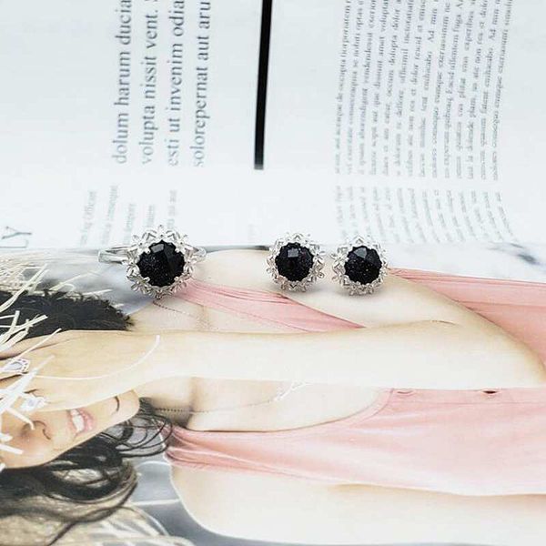 ruifan 2018 new arrival flower black stone blue sandstone earrings/ring sets trendy 925 sterling silver women jewelry set yjs038
ruifan 2018 new arrival flower black stone blue sandstone earrings/ring sets trendy 925 sterling silver women jewelry set yjs038