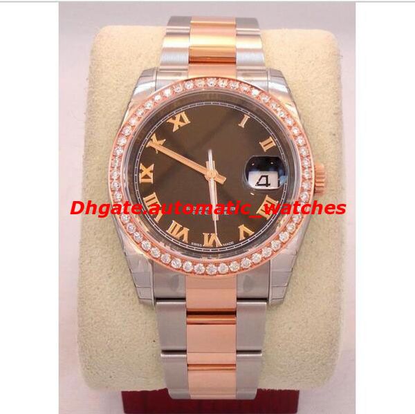 Luxury Watches NEW Ladies 18K Pink Gold & SS Diamond Bezel Woman Automatic Sapphire Top Quality Women's Watches
Luxury Watches NEW Ladies 18K Pink Gold & SS Diamond Bezel Woman Automatic Sapphire Top Quality Women's Watches