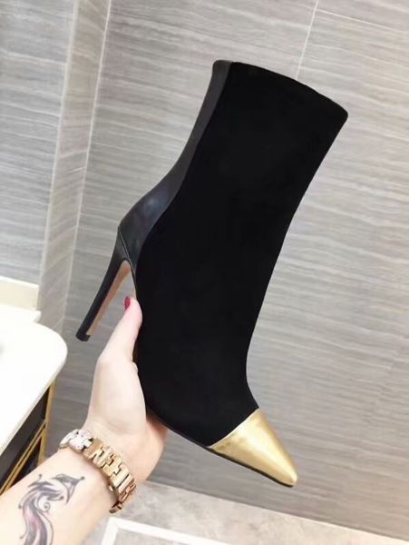 new womens pointed suedu leather style goblet high heel ankle boots booties ladies knight winter boots size 35-40, Black
new womens pointed suedu leather style goblet high heel ankle boots booties ladies knight winter boots size 35-40, Black