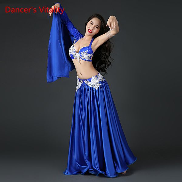lady women belly oriental dance single sleeve sling bra diamond skirt suit competition practice costume rumba dancewear, Black;red
lady women belly oriental dance single sleeve sling bra diamond skirt suit competition practice costume rumba dancewear, Black;red
