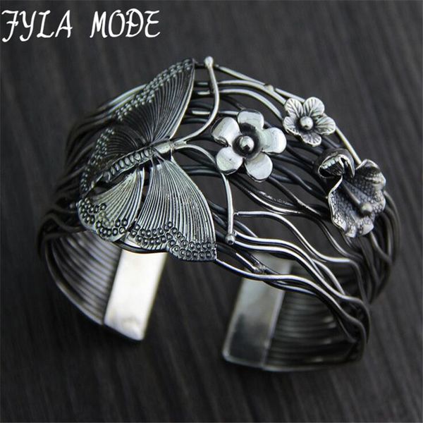 fyla mode europe selling 925 thai silver hollow opening bracelet geometry butterfly flowers bracelets bangle 40mm width 56g, Golden;silver
fyla mode europe selling 925 thai silver hollow opening bracelet geometry butterfly flowers bracelets bangle 40mm width 56g, Golden;silver