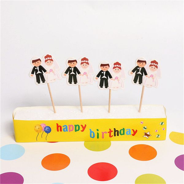 24pcs/set 11cm kawaii bridegroom bride cupcake ers wedding party decoration cute wedding cake er
24pcs/set 11cm kawaii bridegroom bride cupcake ers wedding party decoration cute wedding cake er