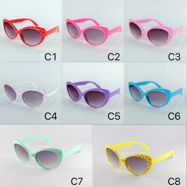new colors waiting kids sunglasses new fashion design cool sun glasses cat eye children eyewear lenses plastic hinge mix 8 colors, White;black
new colors waiting kids sunglasses new fashion design cool sun glasses cat eye children eyewear lenses plastic hinge mix 8 colors, White;black