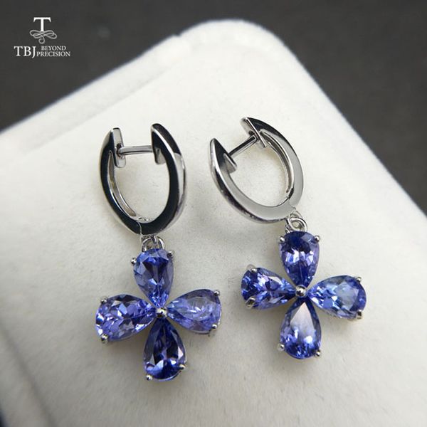 tbj,natural 3ct up good color tanzanite flower gemstone clasp earring in 925 sterling silver fine jewelry for girls gift, Golden;silver
tbj,natural 3ct up good color tanzanite flower gemstone clasp earring in 925 sterling silver fine jewelry for girls gift, Golden;silver