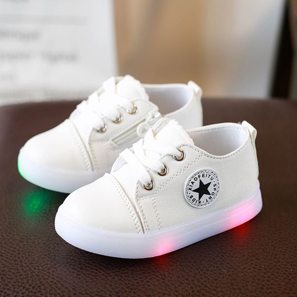 2018 european fashion led baby girls boys shoes solid lace up new brand baby first walkers canvas sneakers
2018 european fashion led baby girls boys shoes solid lace up new brand baby first walkers canvas sneakers