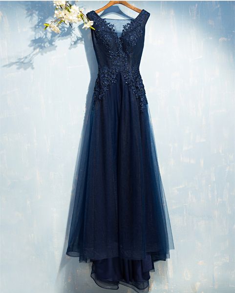 bateau neck lace tulle evening dresses long party dress navy blue evening gowns beaded prom dresses, Black;red
bateau neck lace tulle evening dresses long party dress navy blue evening gowns beaded prom dresses, Black;red