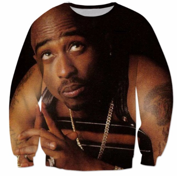 новая мода женщины / мужчины рэпер 2pac тупак harauku стиль смешные 3d печатных crewneck кофты толстовки k107, Black
новая мода женщины / мужчины рэпер 2pac тупак harauku стиль смешные 3d печатных crewneck кофты толстовки k107, Black