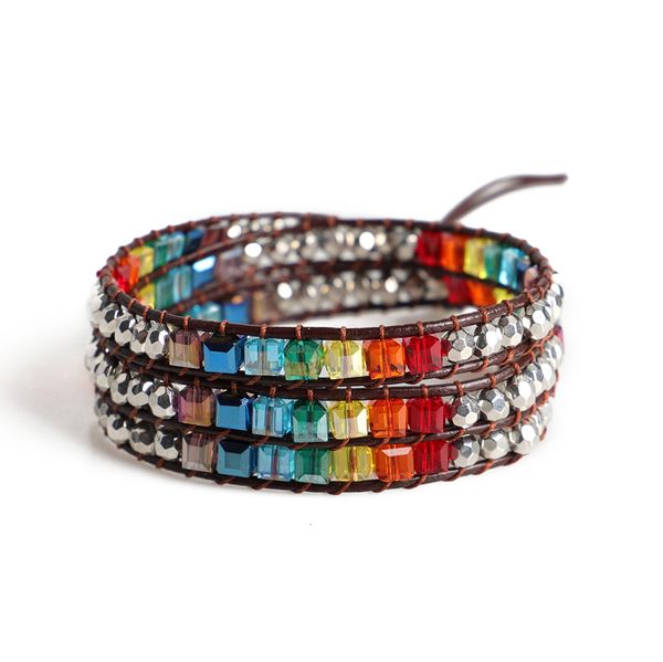 multi color chakra wrap bracelet for women handmade leather natural stone beaded bracelet men for girls dropshipping, Golden;silver
multi color chakra wrap bracelet for women handmade leather natural stone beaded bracelet men for girls dropshipping, Golden;silver