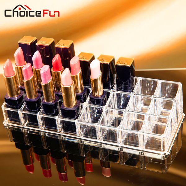 choice fun 24 lipstick holder display stand clear acrylic cosmetic organizer makeup case storage organizer make up sf-1034
choice fun 24 lipstick holder display stand clear acrylic cosmetic organizer makeup case storage organizer make up sf-1034