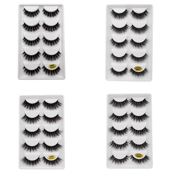 5pairs/set 3D Mink False EyeLashes Handmade Natural Plastic Black Cotton Full Strip Thick Fake Eye lashes Cosmetic
5pairs/set 3D Mink False EyeLashes Handmade Natural Plastic Black Cotton Full Strip Thick Fake Eye lashes Cosmetic