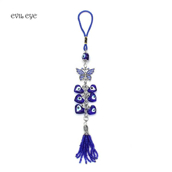evil eye fashion owl key chain cute heart eyes crystal butterfly resin beads tassel car key ring for women men lucky jewelry, Silver 
evil eye fashion owl key chain cute heart eyes crystal butterfly resin beads tassel car key ring for women men lucky jewelry, Silver