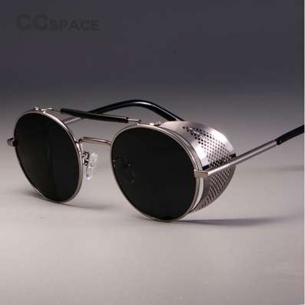 ccspace retro round metal sunglasses steampunk men women brand designer glasses oculos de sol shades uv protection, White;black
ccspace retro round metal sunglasses steampunk men women brand designer glasses oculos de sol shades uv protection, White;black