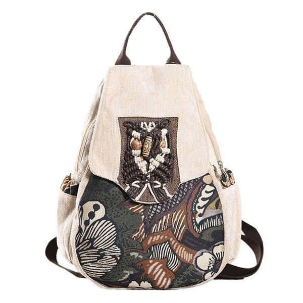 casual anti-theft backpack forest trees printed female school bookbag for girls national beads handmade women backpack
casual anti-theft backpack forest trees printed female school bookbag for girls national beads handmade women backpack