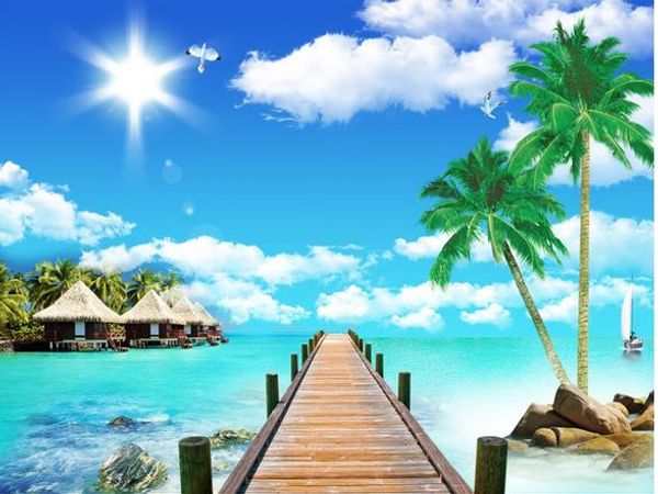 p mural wallpaper maldives seaside wooden bridge coco landscape background wall painting
p mural wallpaper maldives seaside wooden bridge coco landscape background wall painting