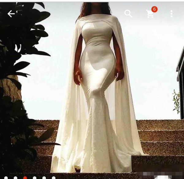 Beautiful Celebrity Evening Dresses Mermaid 2018 with Arabic Cape Simple Floor Length Prom Gowns Red Carpet Gowns
Beautiful Celebrity Evening Dresses Mermaid 2018 with Arabic Cape Simple Floor Length Prom Gowns Red Carpet Gowns