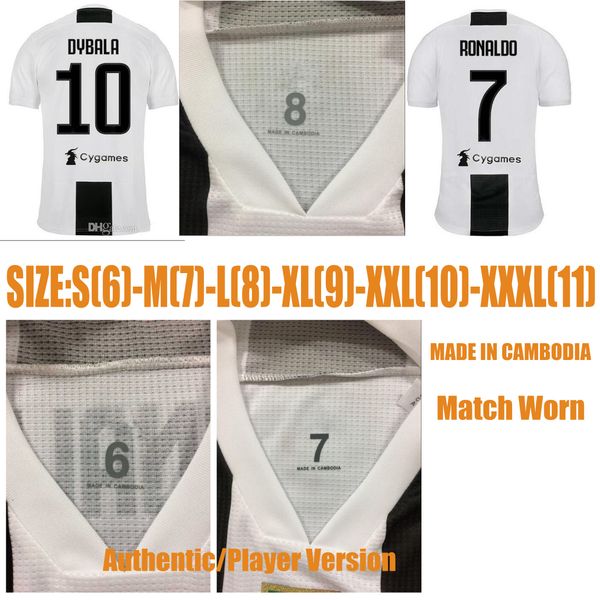 Siez 6 7 8 9 2019 ronaldo match worn player ver ion occer jer ey dybala chiellini mandzukic ronaldo pjanic 2019 authentic player ver ion
Siez 6 7 8 9 2019 ronaldo match worn player ver ion occer jer ey dybala chiellini mandzukic ronaldo pjanic 2019 authentic player ver ion