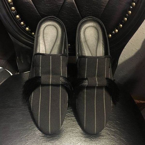 bow tie stripe slippers flats mens tassel fringe driving boats shoe hombre sapatos, Black
bow tie stripe slippers flats mens tassel fringe driving boats shoe hombre sapatos, Black