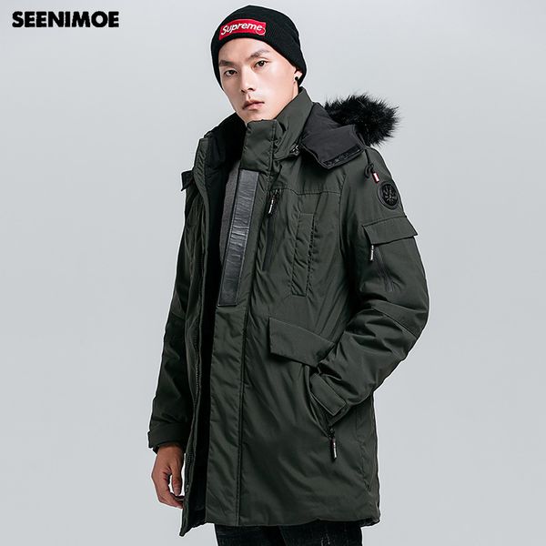 seenimoe 2018 new winter cotton coat men hooded windproof winter jacket brand parkas thicken m-4xl mens outwear coat, Black
seenimoe 2018 new winter cotton coat men hooded windproof winter jacket brand parkas thicken m-4xl mens outwear coat, Black