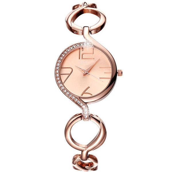 sexemara women quartz watch retro elegant big number rhinestone dial bracelet watches - rose gold wristwatch for women ladies, Slivery;brown
sexemara women quartz watch retro elegant big number rhinestone dial bracelet watches - rose gold wristwatch for women ladies, Slivery;brown